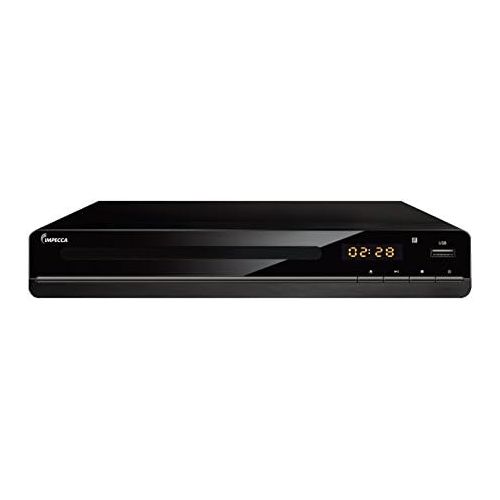  [아마존베스트]Impecca DVHP9117 Progressive Scan Compact HDMI DVD Player, Upconvert DVDs to 1080p, with LED Display, View Content Via USB Input,