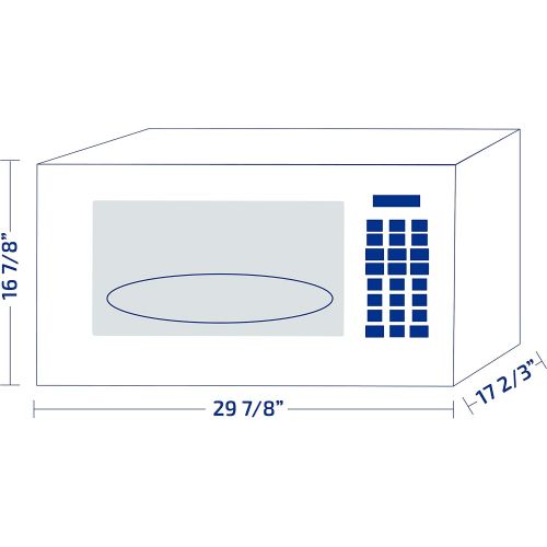  [아마존베스트]Impecca COM1600B 1.6 cu. ft. Over-the-Range 30” Microwave Oven 1000 Watts, with Surface Light, 2 Speed Vent System, Touch-pad Controls, Digital Clock, Timer, LED Display and Child