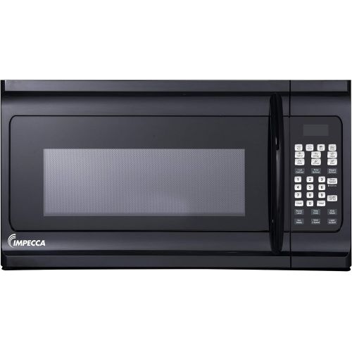  [아마존베스트]Impecca COM1600B 1.6 cu. ft. Over-the-Range 30” Microwave Oven 1000 Watts, with Surface Light, 2 Speed Vent System, Touch-pad Controls, Digital Clock, Timer, LED Display and Child