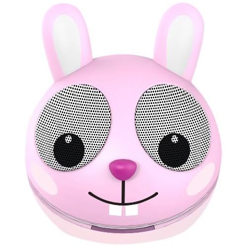  Impecca Zoo-Tunes Portable Mini Character Speakers for MP3 Players, Tablets, Laptops etc. (Rabbit)