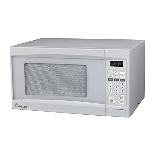  Impecca CM0774 LED Digital Countertop Microwave Oven with 10 Power Levels and Digital Display, 0.7 Cubic Feet, White