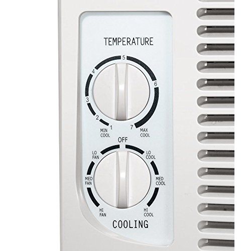  Impecca 5,000 BTU Window Air-Conditioner, Whisper Quiet Operation, Mechanical Controlled 115-Volt, IWA06-KM15.