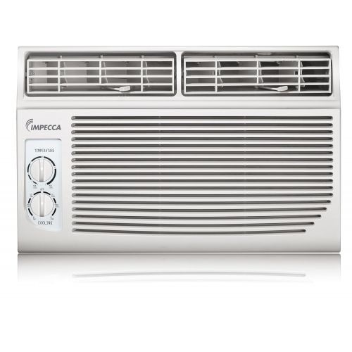  Impecca 5,000 BTU Window Air-Conditioner, Whisper Quiet Operation, Mechanical Controlled 115-Volt, IWA06-KM15.