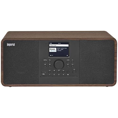  [아마존베스트]-Service-Informationen IMPERIAL DABMAN i205 CD Internet Radio/DAB+ (Stereo Sound, FM, CD Player, WLAN, LAN, Bluetooth, Streaming Services (Spotify, Napster and Much More) Including Power Supply) Brown