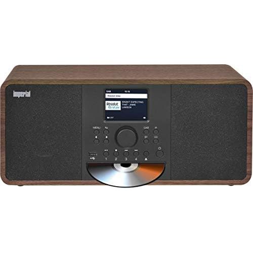  [아마존베스트]-Service-Informationen IMPERIAL DABMAN i205 CD Internet Radio/DAB+ (Stereo Sound, FM, CD Player, WLAN, LAN, Bluetooth, Streaming Services (Spotify, Napster and Much More) Including Power Supply) Brown