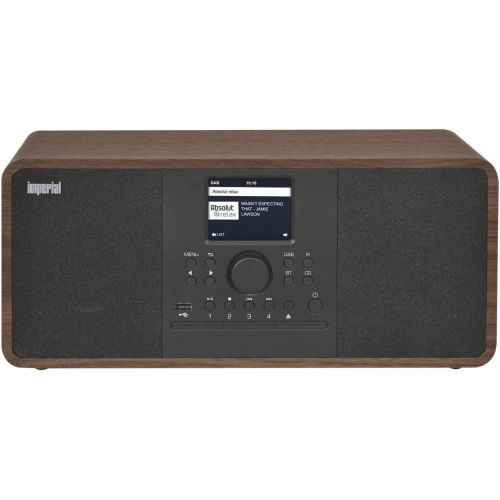  [아마존베스트]-Service-Informationen IMPERIAL DABMAN i205 CD Internet Radio/DAB+ (Stereo Sound, FM, CD Player, WLAN, LAN, Bluetooth, Streaming Services (Spotify, Napster and Much More) Including Power Supply) Brown