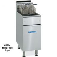 Imperial IFS-40 Floor Model Gas Fryer with 40 lb Capacity