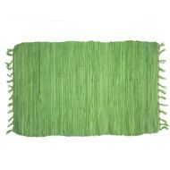 Imports Decor Dhurrie 100% Cotton Rug, Green, 20 by 32