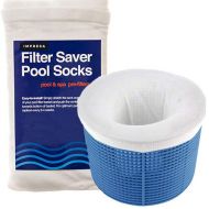 Impresa Products 20-Pack of Pool Skimmer Socks - Perfect Savers for Filters, Baskets, and Skimmers
