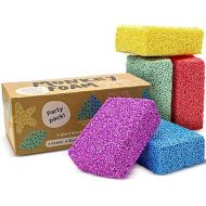 [아마존베스트]Monkey Foam - 40% More Than The Competitors Combo Party Pack - 5 Giant Blocks in 5 Great Colors - Perfect for Creative Play - Educational Classroom Pack Size - Never Dries Out! - b