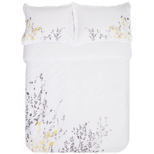  Superior Reed Premium Cotton Embroidered 3-Piece Duvet Cover Set