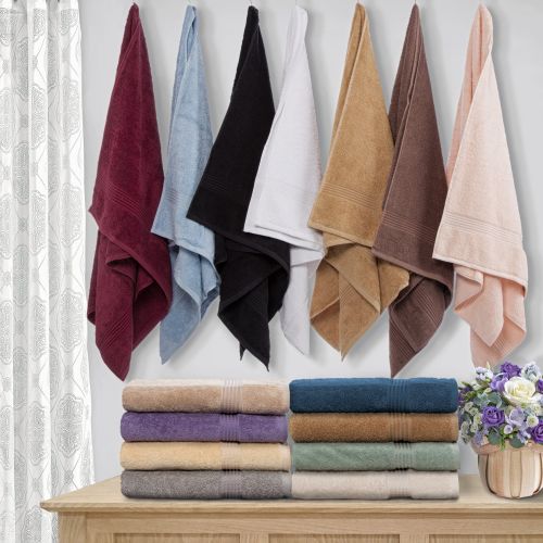  Superior 600GSM Long-Staple Combed Cotton 6-Piece Towel Set