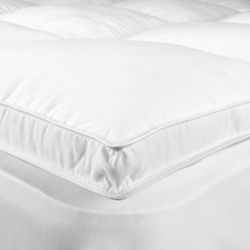  Superior Microfiber All Season Down Alternative Mattress Topper - White