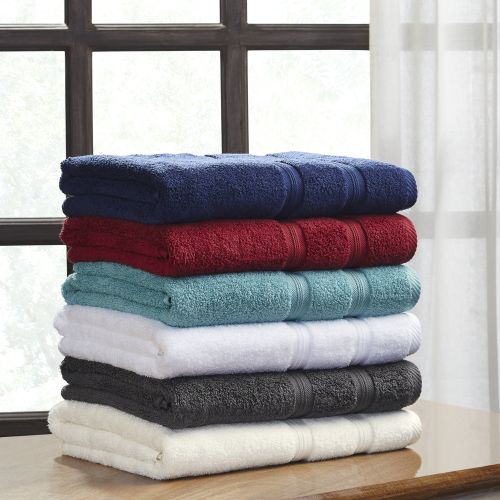  Superior Super Soft and Absorbent 100% Cotton Zero Twist Smart Dry 6PC Towel Set