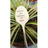 ImpressionsStamped Thank you for Helping me Grow  Teacher Gift  End Of Year Gift  Teacher Appreciation Gift  Hand Stamped  Flower Marker  Flower Pot