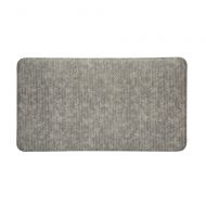 Imprint Cumulus9 Kitchen Mat Chevron Series 20 in. x 36 in. x 5/8 in. Dove