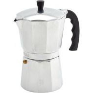 IMUSA USA B120-42V Aluminum Espresso Stovetop Coffeemaker 3-Cup, Silver (Pack of 1)