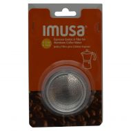 IMUSA USA B120-393 Aluminium Stovetop Replacement Rubber Ring & Filter for 6-Cup