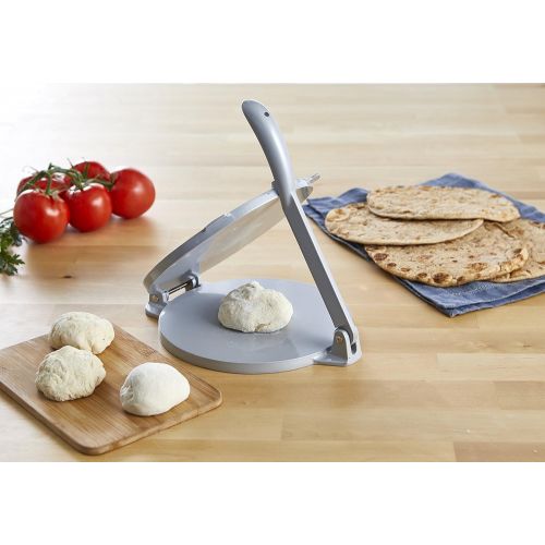  IMUSA USA 8-In. Aluminum Tortilla Press, 8 Inch, Silver