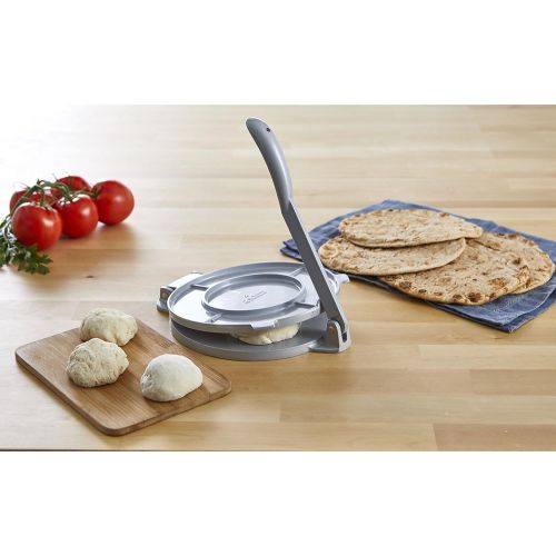  IMUSA USA 8-In. Aluminum Tortilla Press, 8 Inch, Silver