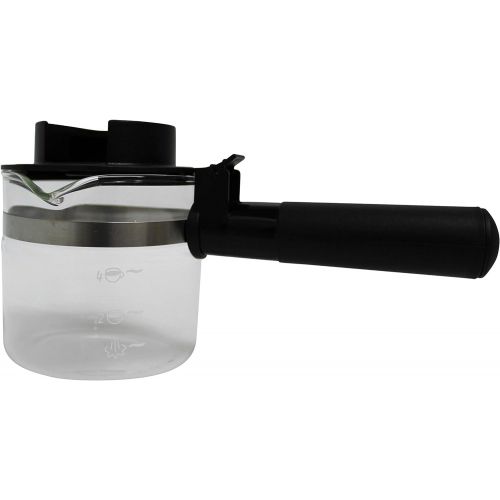  IMUSA USA Espresso Maker Carafe in Gift Box, Clear