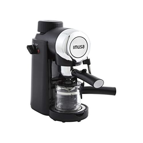  IMUSA USA 4 Cup Epic Electric Espresso/Cappuccino Maker, Black 800 Watts