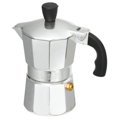  Imusa Aluminum Espresso Stovetop 1-cup Coffeemaker, Silver