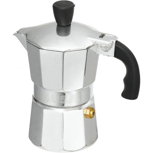  Imusa Aluminum Espresso Stovetop 1-cup Coffeemaker, Silver