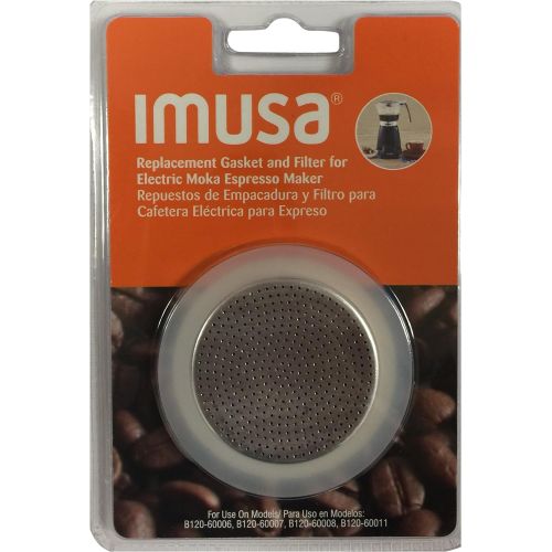  [아마존베스트]IMUSA USA Replacement Gasket & Filter for IMUSA Electric Moka/Espresso Maker