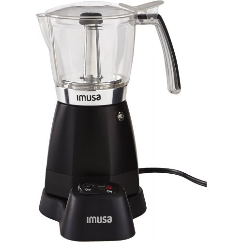  Imusa Black Espresso Maker, 3-6-Cup