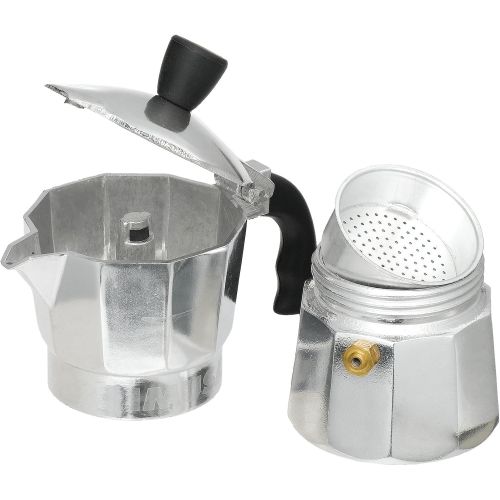  Imusa Aluminum Espresso Stovetop 1-cup Coffeemaker, Silver