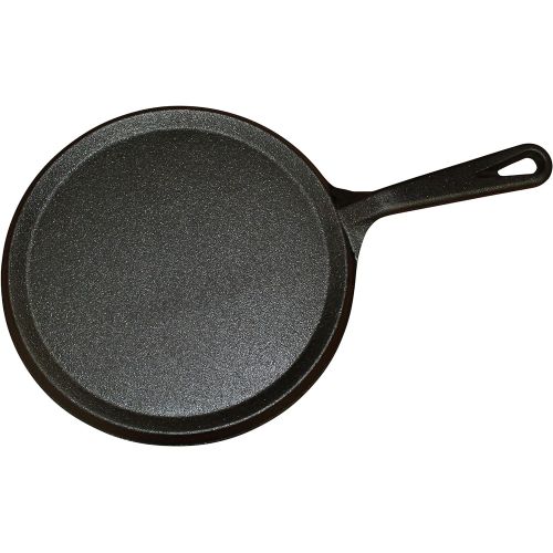  IMUSA USA Preseasoned Cast Iron Comal 9.5-Inch, Black