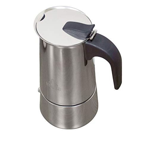  [아마존베스트]IMUSA USA B120-22061M Stainless Steel Stovetop Espresso Coffeemaker 4-Cup, Silver