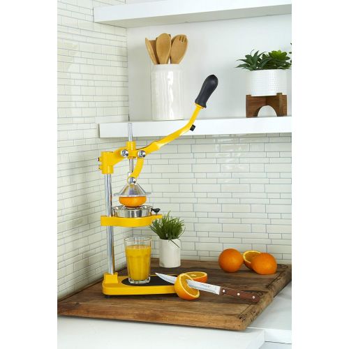  Imusa IMUSA USA J100-00110 Heavy Duty Citrus Juicer with Multi Function, Yellow