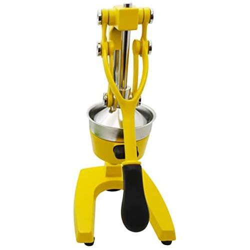  Imusa IMUSA USA J100-00109 Heavy Duty Cast Iron Citrus Juicer, Yellow