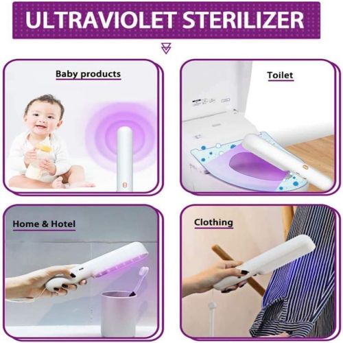  Visit the In My Bathroom Store UVILIZER Extra (2 Pack) - UV Light Sanitizer & Ultraviolet LED Disinfection Lamp (All-Purpose Portable Sterilizer Wand | Handheld UV Cleaner for Home, Travel, Car | US Stock)