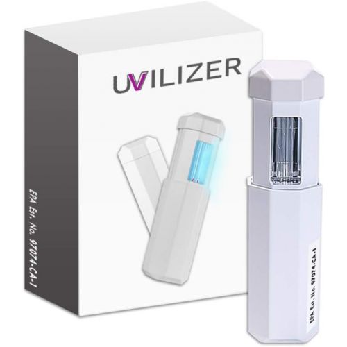  In My Bathroom UVILIZER Go (2 Pack) - UV Light Sanitizer & Ultraviolet LED Disinfection Lamp (Portable UV Light Sterilizer Wand | Handheld UV Cleaner for Home, Car, Travel)