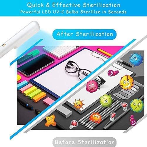  Visit the In My Bathroom Store UVILIZER Extra - UV Light Sanitizer (Ultraviolet LED Disinfection Lamp | All-Purpose Portable UV-C Sterilizer Wand | Rechargeable Handheld UV Cleaner for Home, Bathroom, Car, Trave