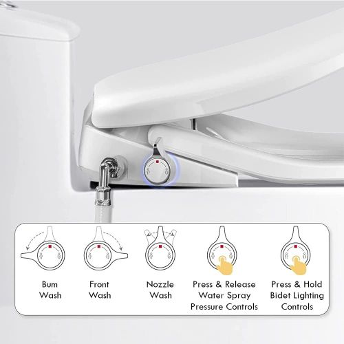  Visit the In My Bathroom Store UVILIZER Extra + BUTT BUDDY Duo (All-Purpose Sanitary Bundle | UV Light Sanitizer | Bidet Toilet Attachment)