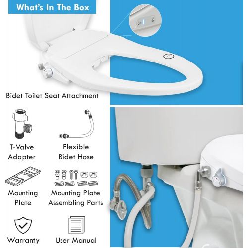  Visit the In My Bathroom Store UVILIZER Extra + BUTT BUDDY Duo (All-Purpose Sanitary Bundle | UV Light Sanitizer | Bidet Toilet Attachment)