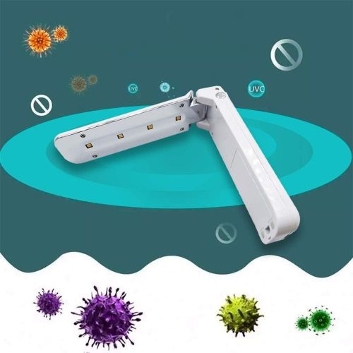  In My Bathroom UVILIZER Razor - UV Light Sanitizer & Ultraviolet LED Sterilizer Wand (Portable UV-C Cleaner for Home, Baby Room, Travel Handheld UV Disinfection Lamp USA)