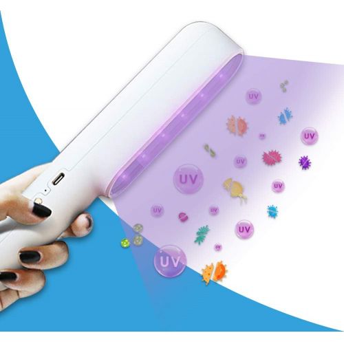  In My Bathroom UVILIZER Extra - UV Light Sanitizer & Ultraviolet LED Sterilizer Hand Wand (Portable UV-C Cleaner for Home, Car, Travel Rechargeable UVC Disinfection Lamp Kill 99% of Germs, Bacter