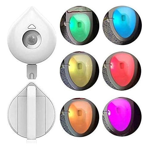  In My Bathroom Nighty Lighty - Toilet Bowl Illuminator (Motion Sensor, UV Sterilizer, Universal Fit, Sanitary Toilet)