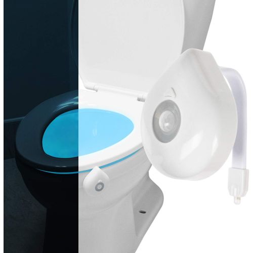  In My Bathroom Nighty Lighty - Toilet Bowl Illuminator (Motion Sensor, UV Sterilizer, Universal Fit, Sanitary Toilet)