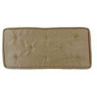 In Tune Piano Supply Gold Bench Cushion Pad Tufted (14 x 28)