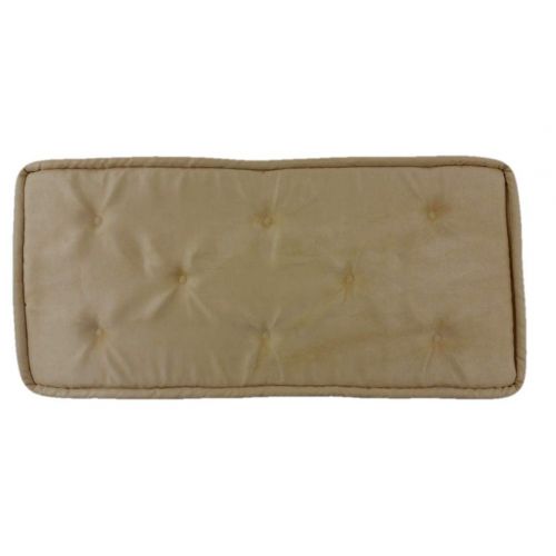  In Tune Piano Supply Gold Bench Cushion Pad Tufted (14 x 28)