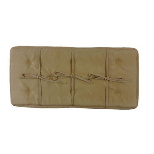  In Tune Piano Supply Gold Bench Cushion Pad Tufted (14 x 28)