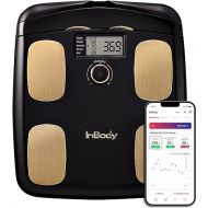InBody Dial H20 Body Fat Scale - InBody Scale for Body Weight, Fat Percentage and Muscle Mass - Gym Accessory for Men & Women, Body Fat Measurement Device - Bluetooth-Connected, Midnight Black