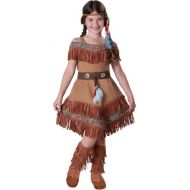 InCharacter Costumes Girls Maiden Costume, Tan, 8