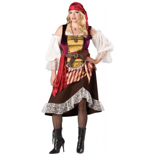  In Character Costumes Plus Size Deckhand Darling Adult Costume - Womens XXXL